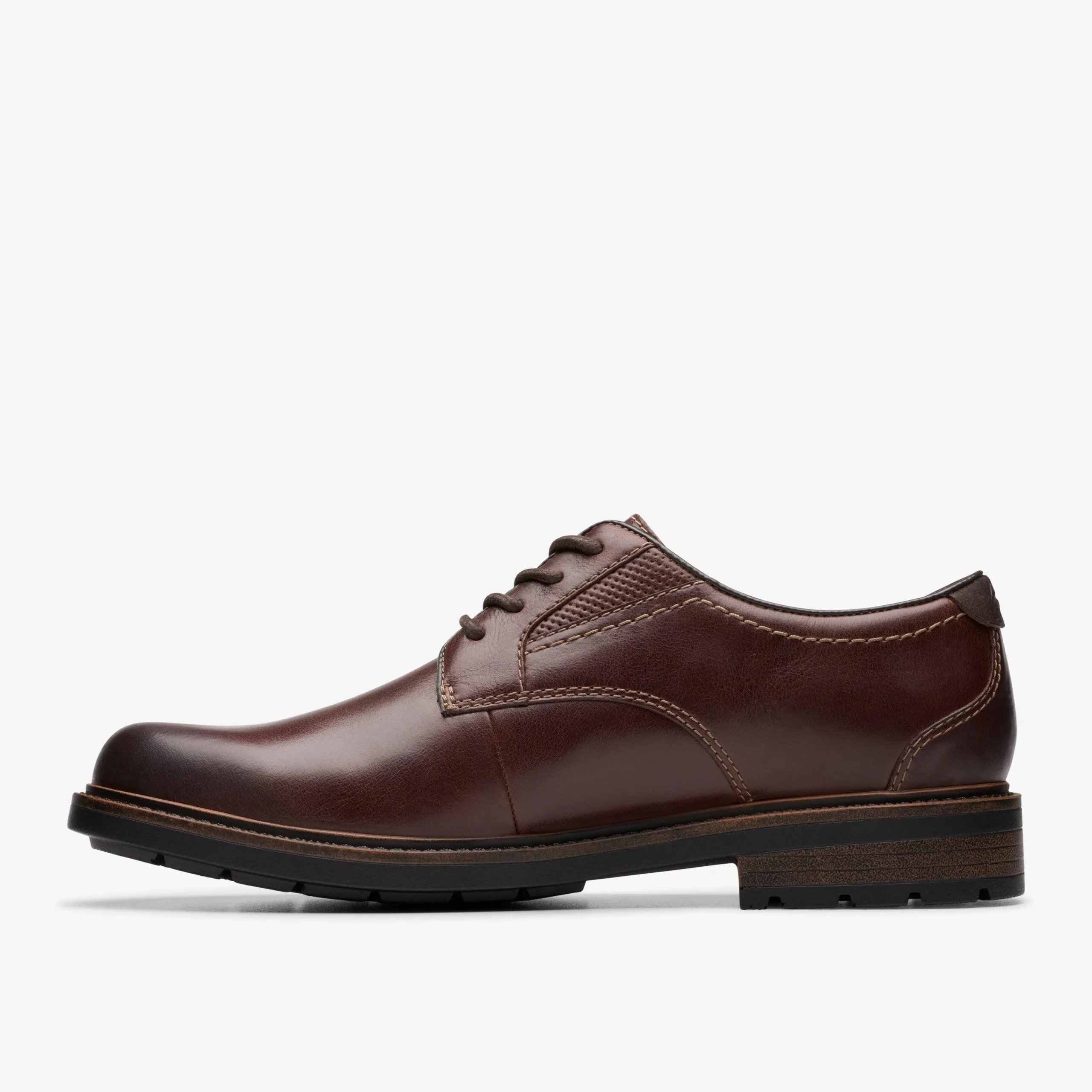 Clarks Un Shire Low Brown Leather Clearance