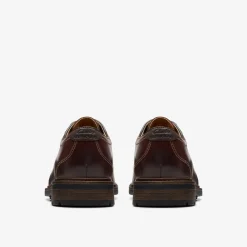 Clarks Un Shire Low Brown Leather Clearance