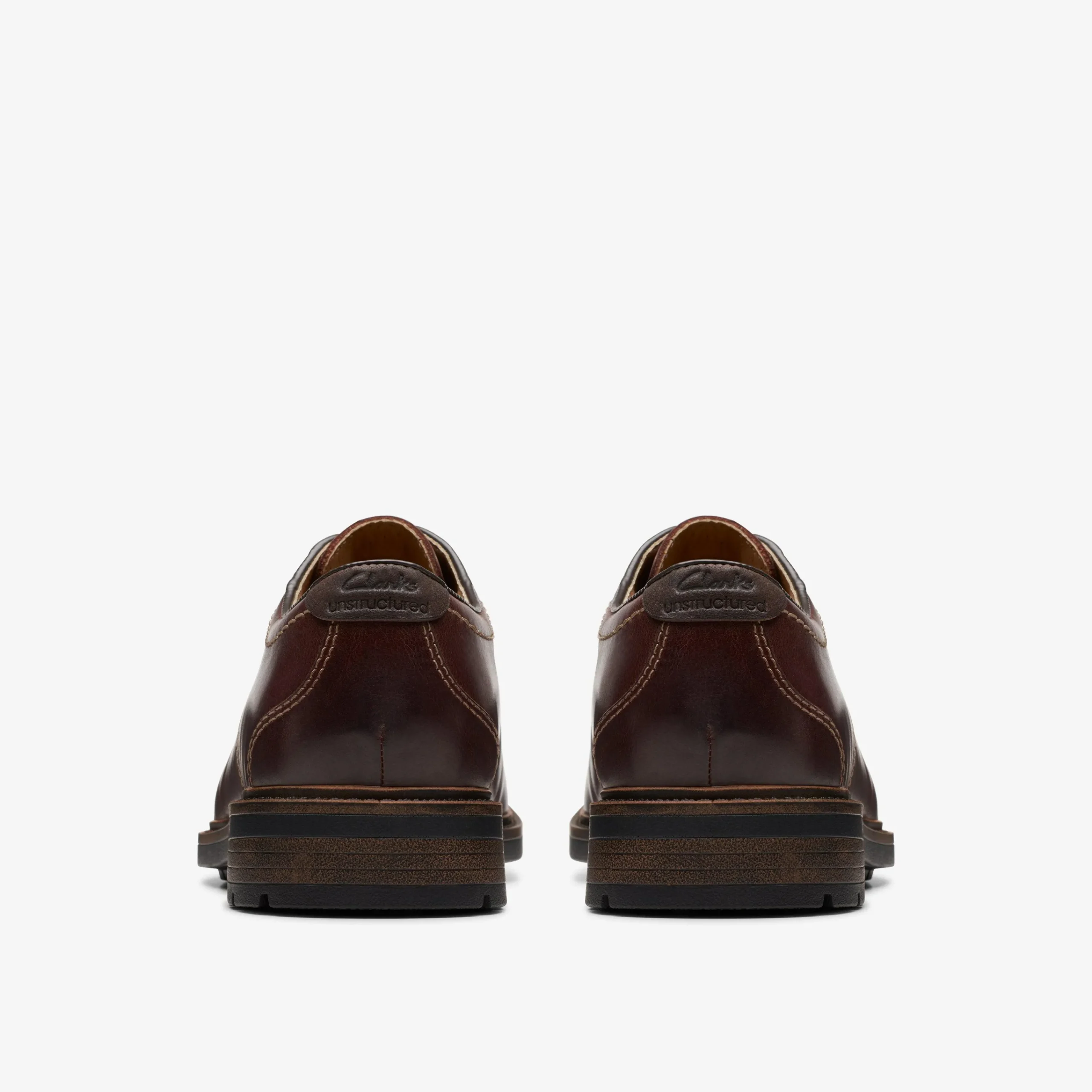 Clarks Un Shire Low Brown Leather Clearance