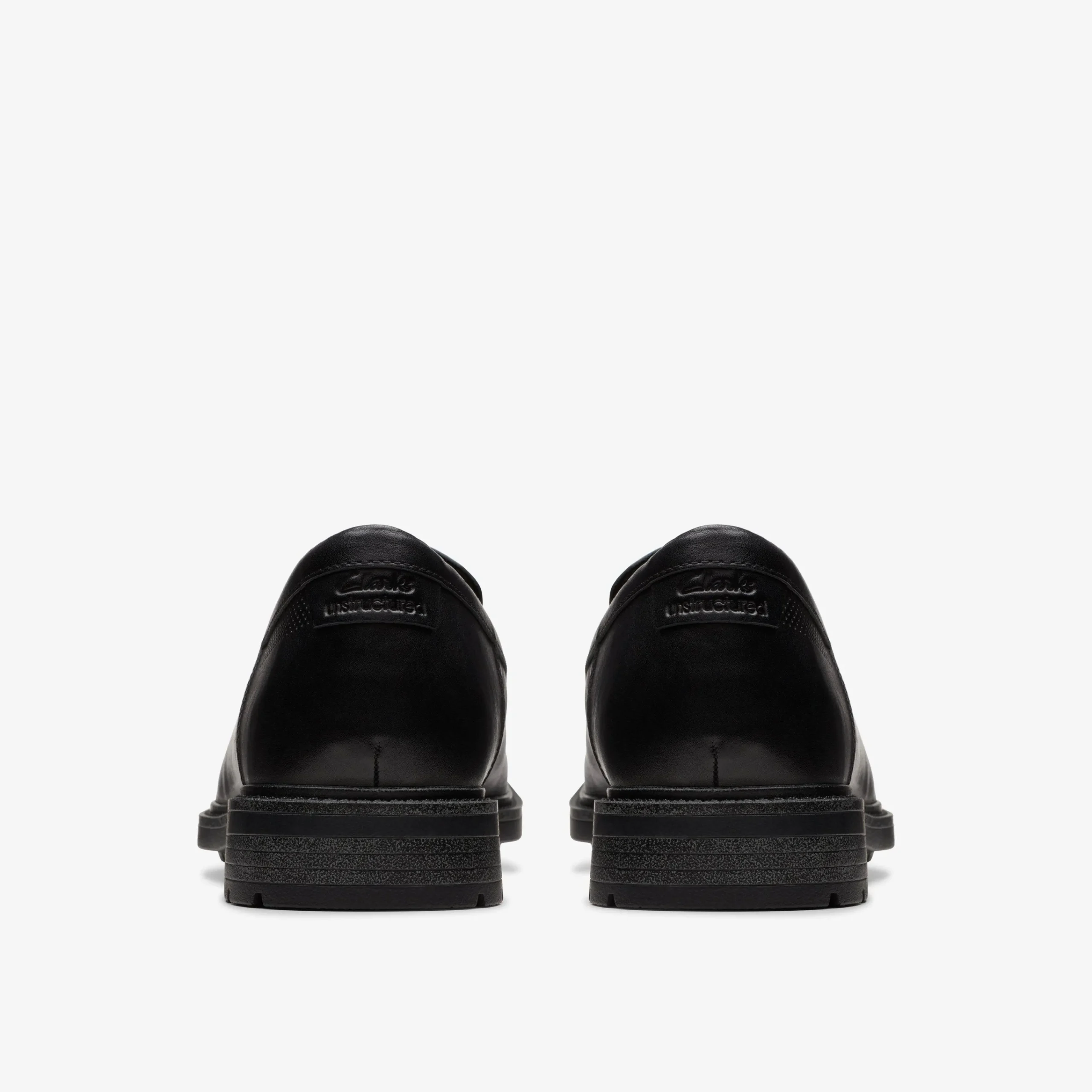 Clarks Un Shire Step Black Leather Outlet