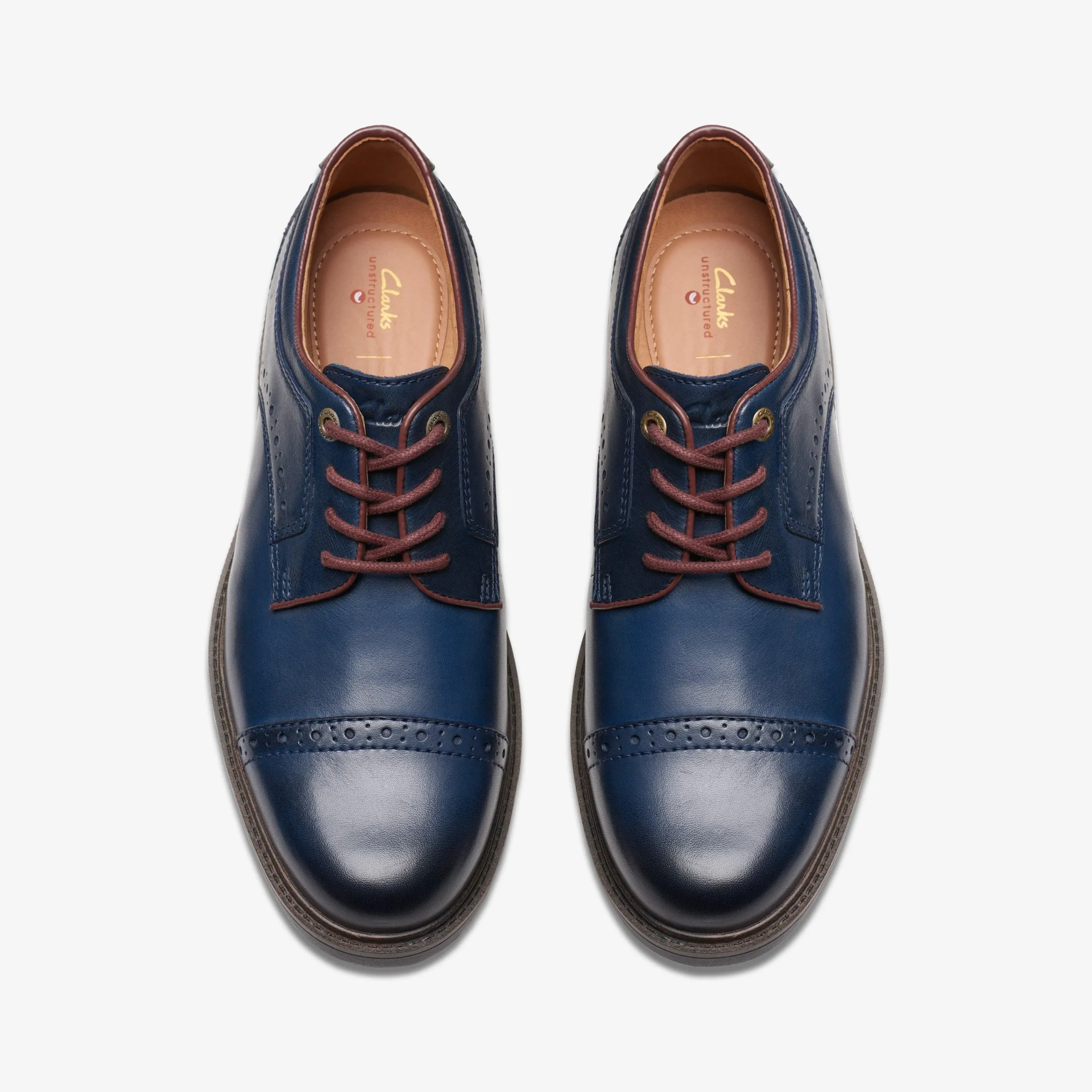 Clarks Un Shire Vibe Navy Combination Hot