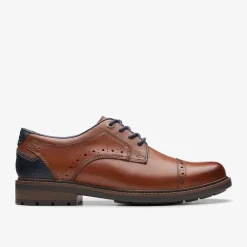 Clarks Un Shire Vibe Tan Combination Outlet
