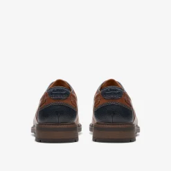 Clarks Un Shire Vibe Tan Combination Outlet