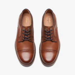 Clarks Un Shire Vibe Tan Combination Outlet