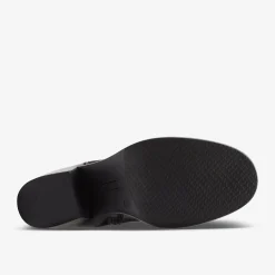 Clarks Valvestino Hi Black Leather Outlet
