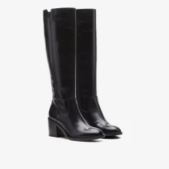 Clarks Valvestino Hi Black Leather Outlet