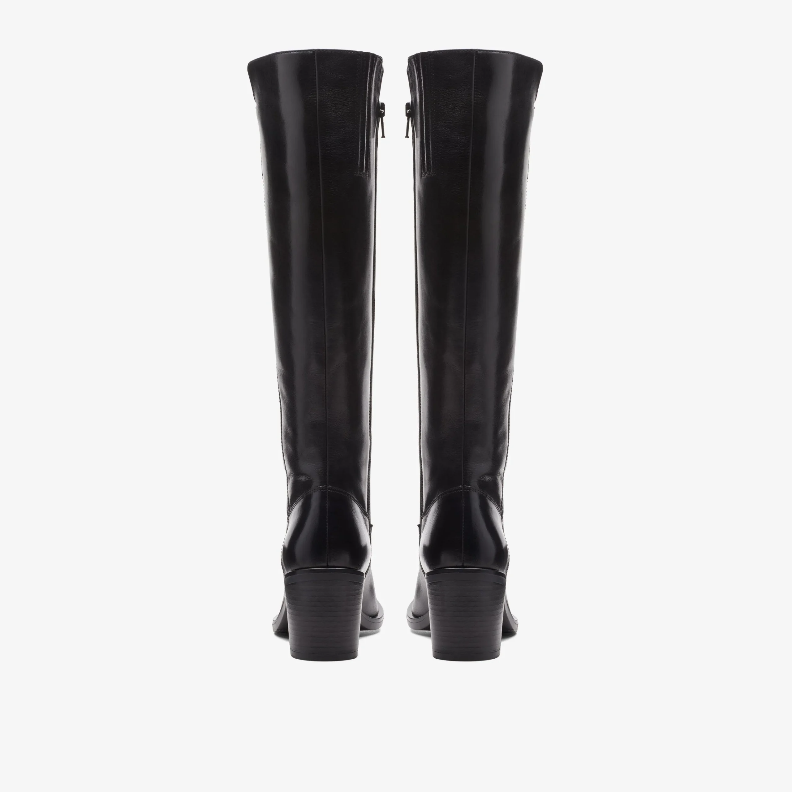 Clarks Valvestino Hi Black Leather Outlet