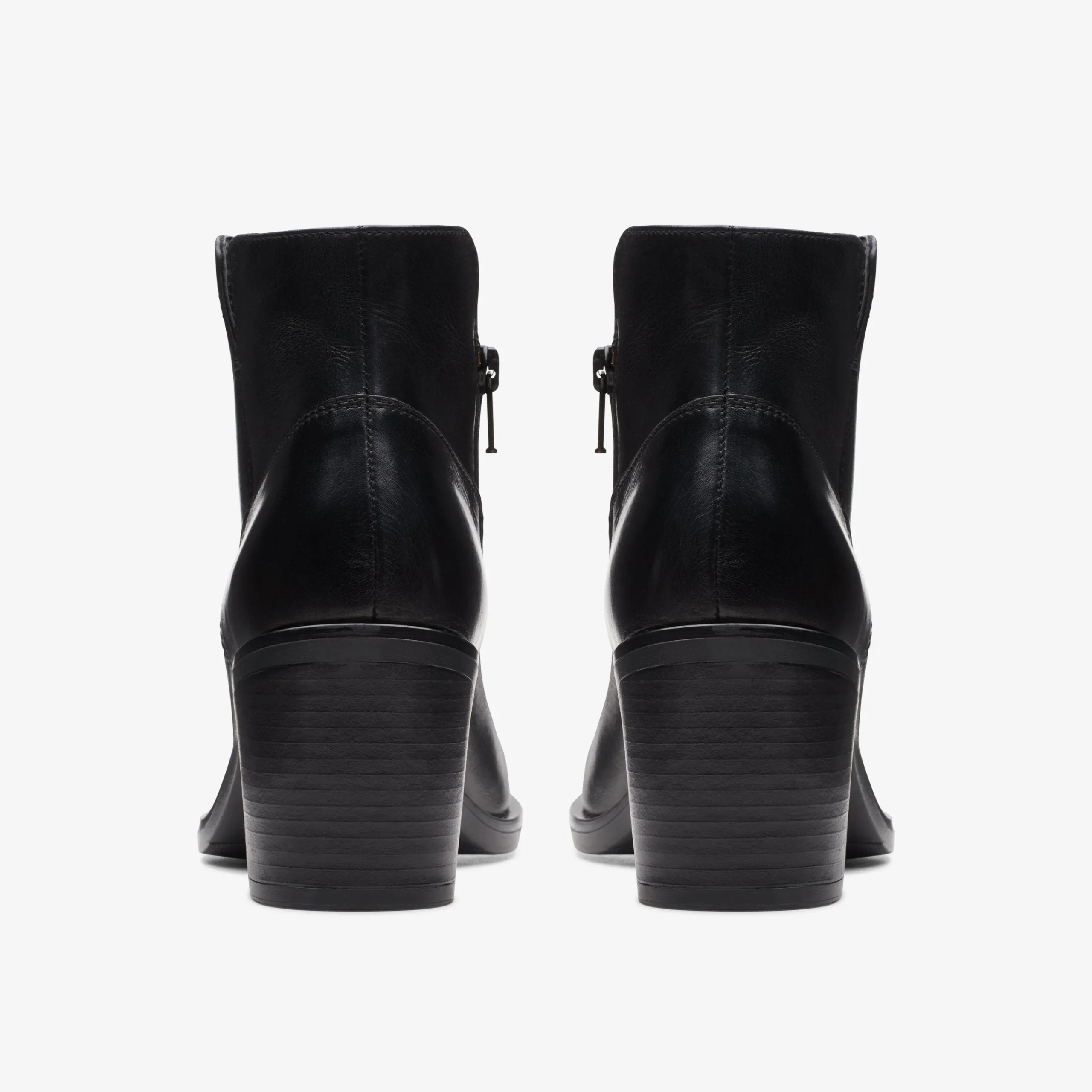 Clarks Valvestino Lo Black Leather Flash Sale