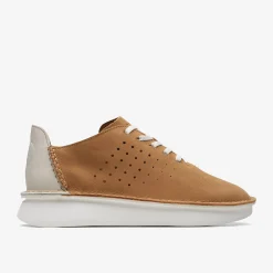 Clarks Velhill Etch Light Tan Combination Store