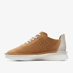 Clarks Velhill Etch Light Tan Combination Store