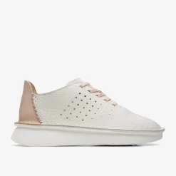 Clarks Velhill Etch Off White Combination Outlet