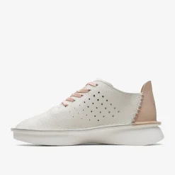 Clarks Velhill Etch Off White Combination Outlet
