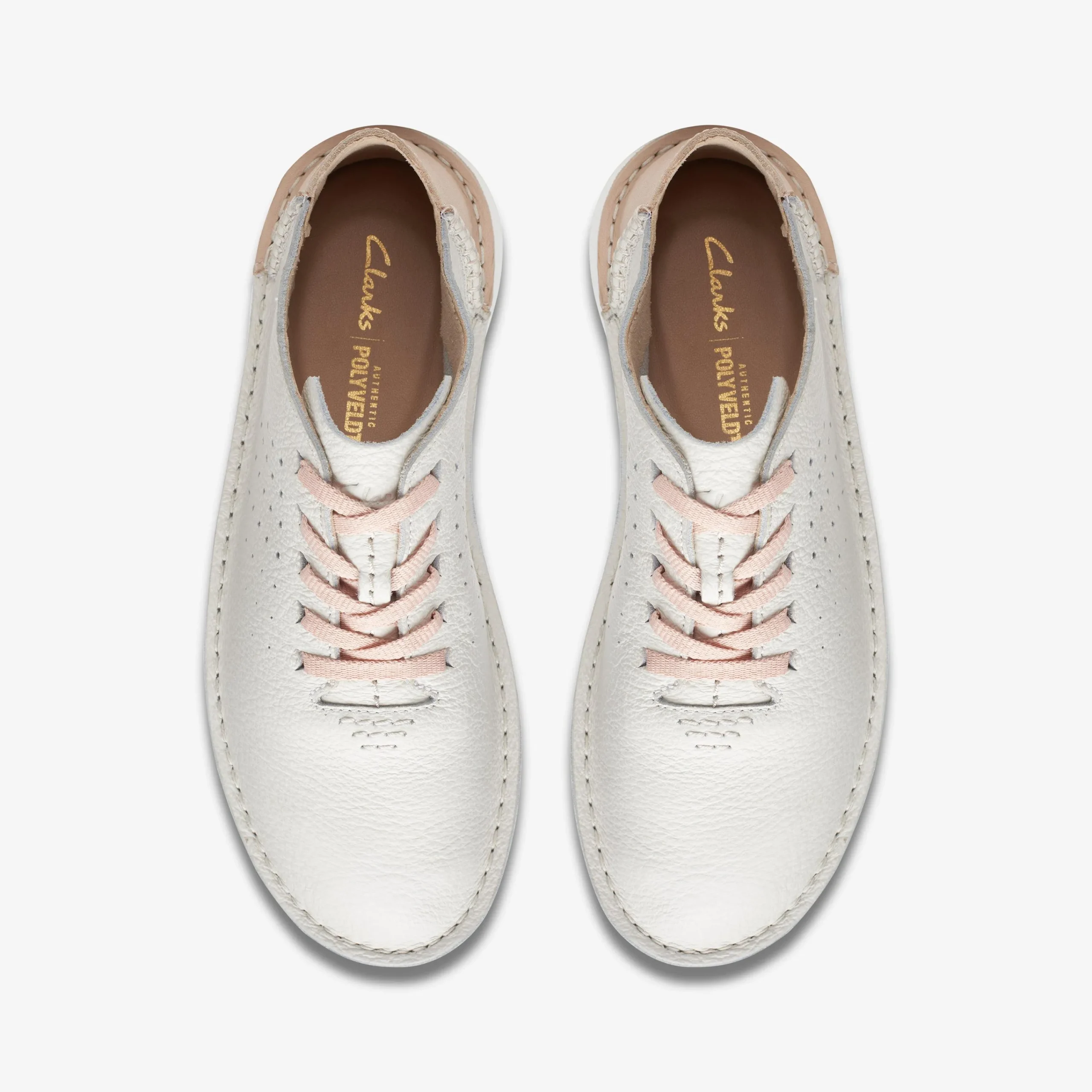 Clarks Velhill Etch Off White Combination Outlet