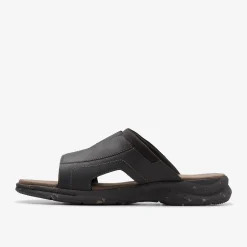 Clarks Walkford Band Black Leather Fashion