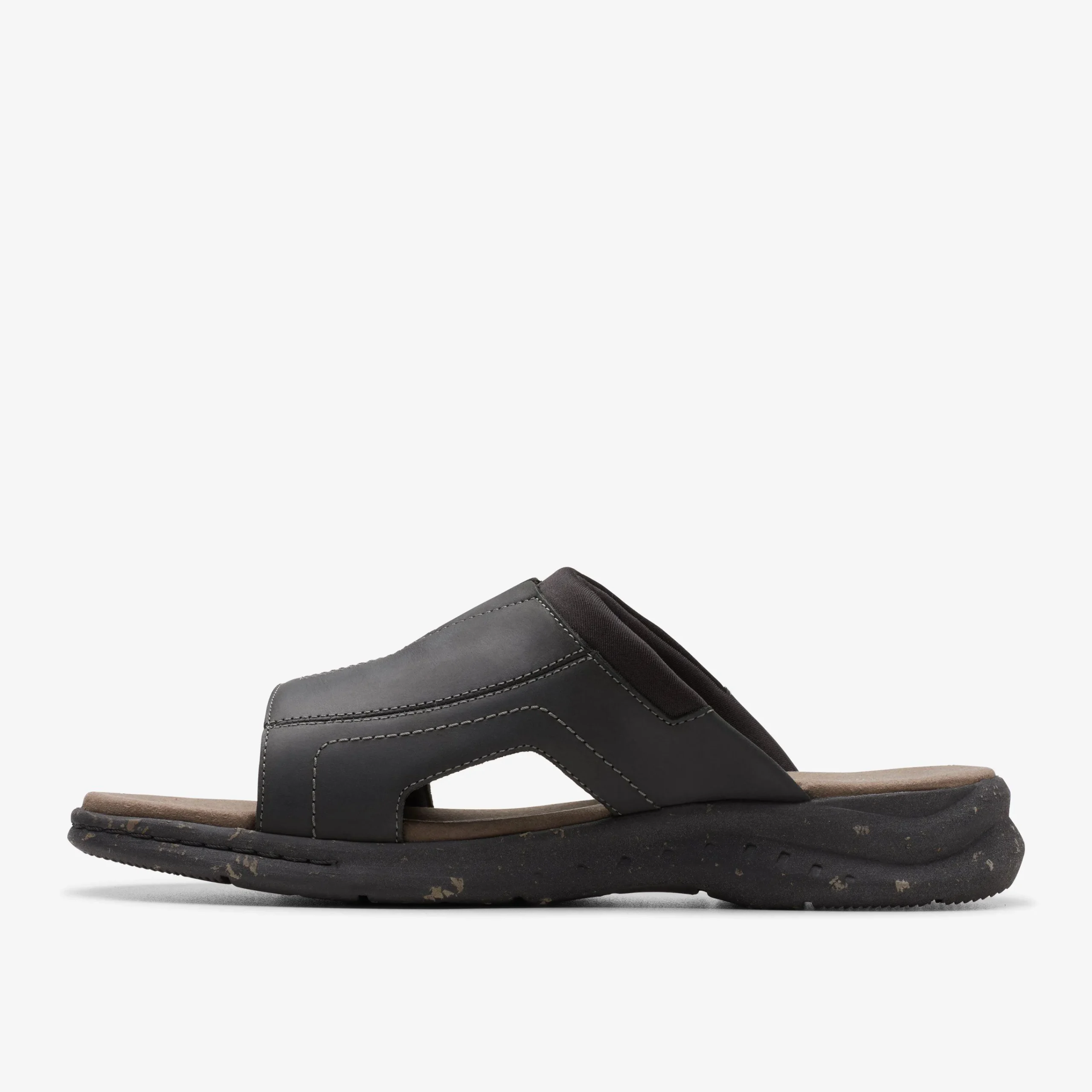 Clarks Walkford Band Black Leather Fashion