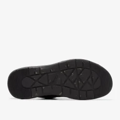 Clarks Walkford Band Black Leather Fashion