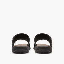 Clarks Walkford Band Black Leather Fashion