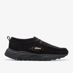 Clarks Walla Eden Lo Black Suede Fashion