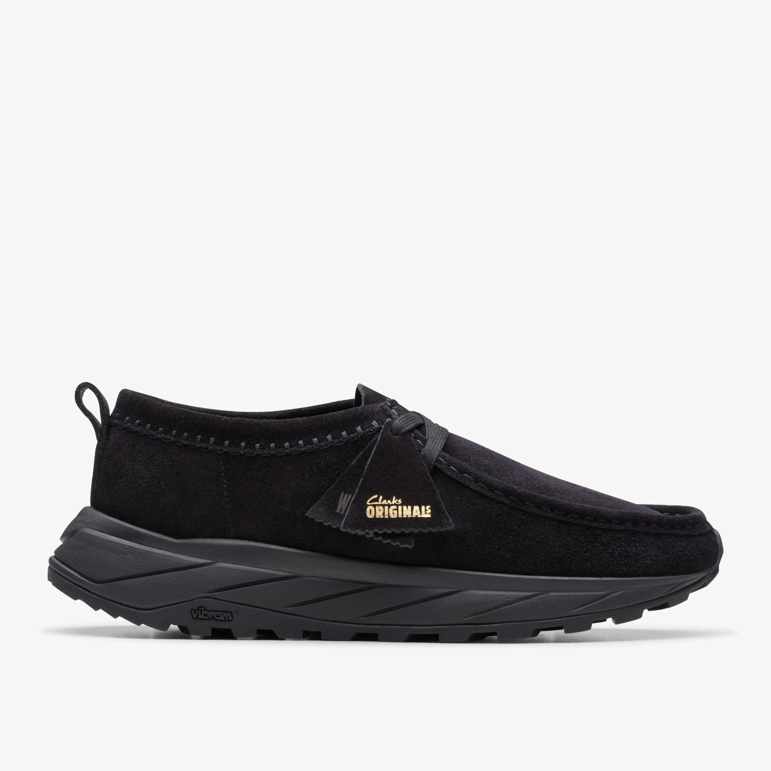 Clarks Walla Eden Lo Black Suede Fashion