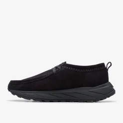 Clarks Walla Eden Lo Black Suede Fashion