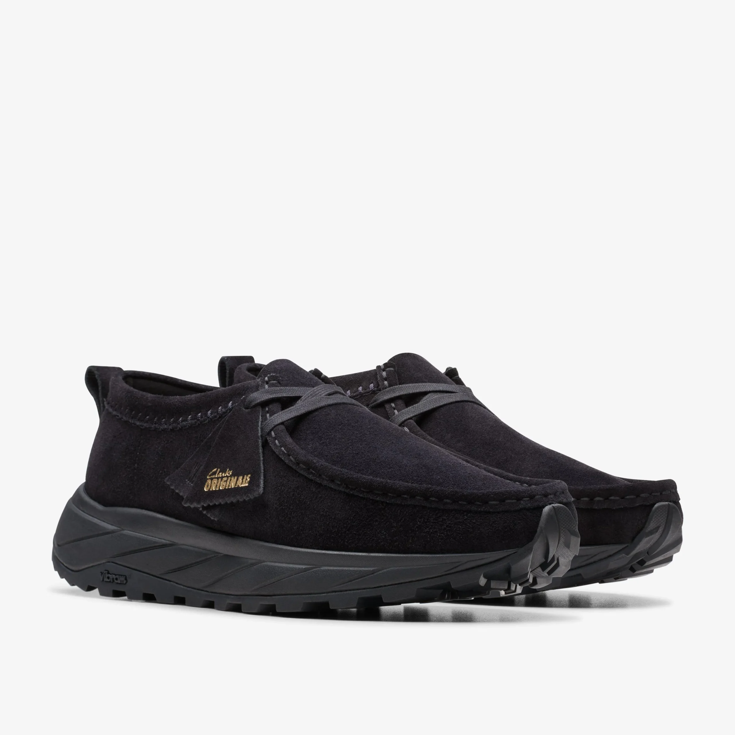 Clarks Walla Eden Lo Black Suede Fashion
