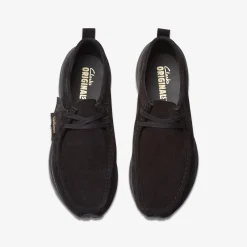 Clarks Walla Eden Lo Black Suede Fashion