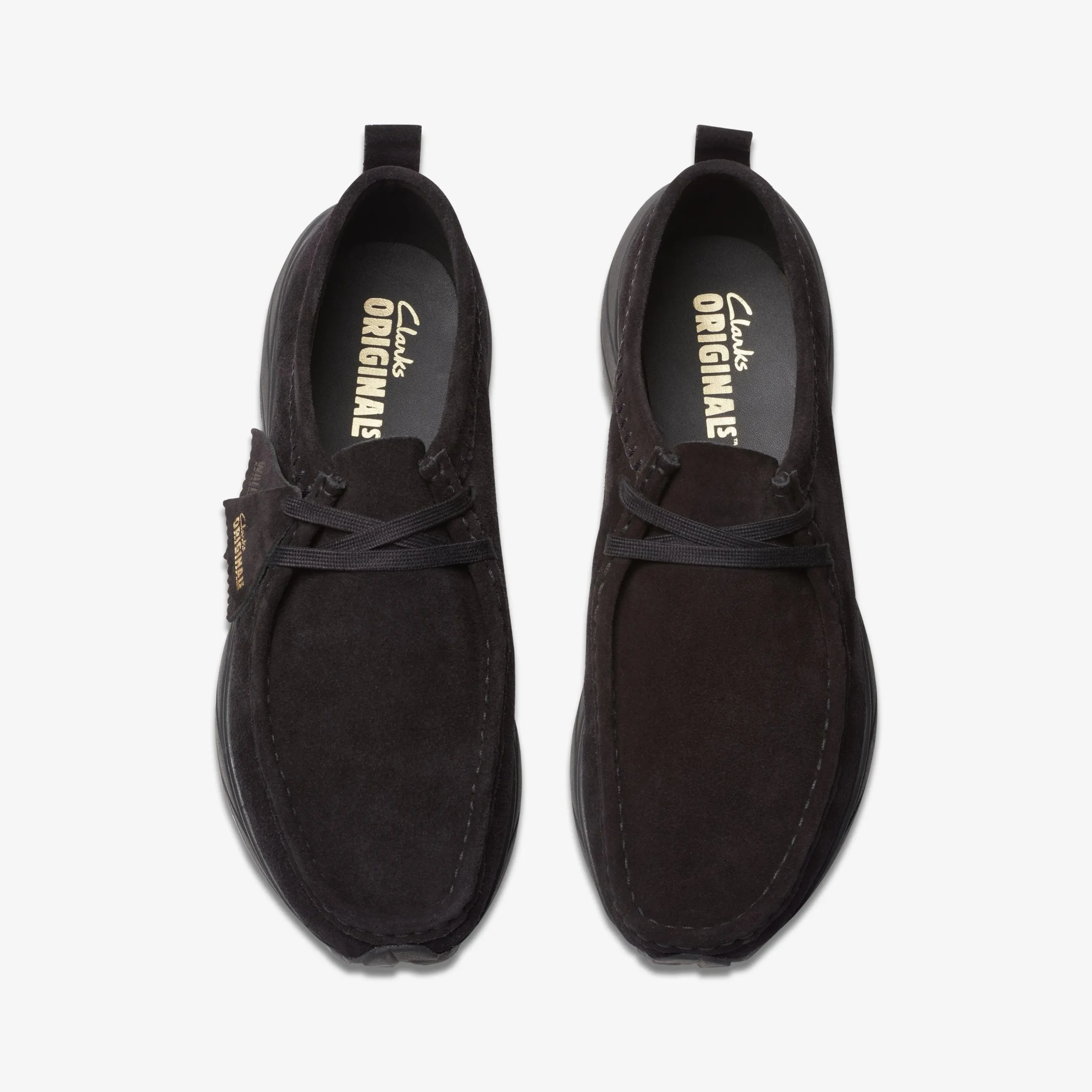Clarks Walla Eden Lo Black Suede Fashion