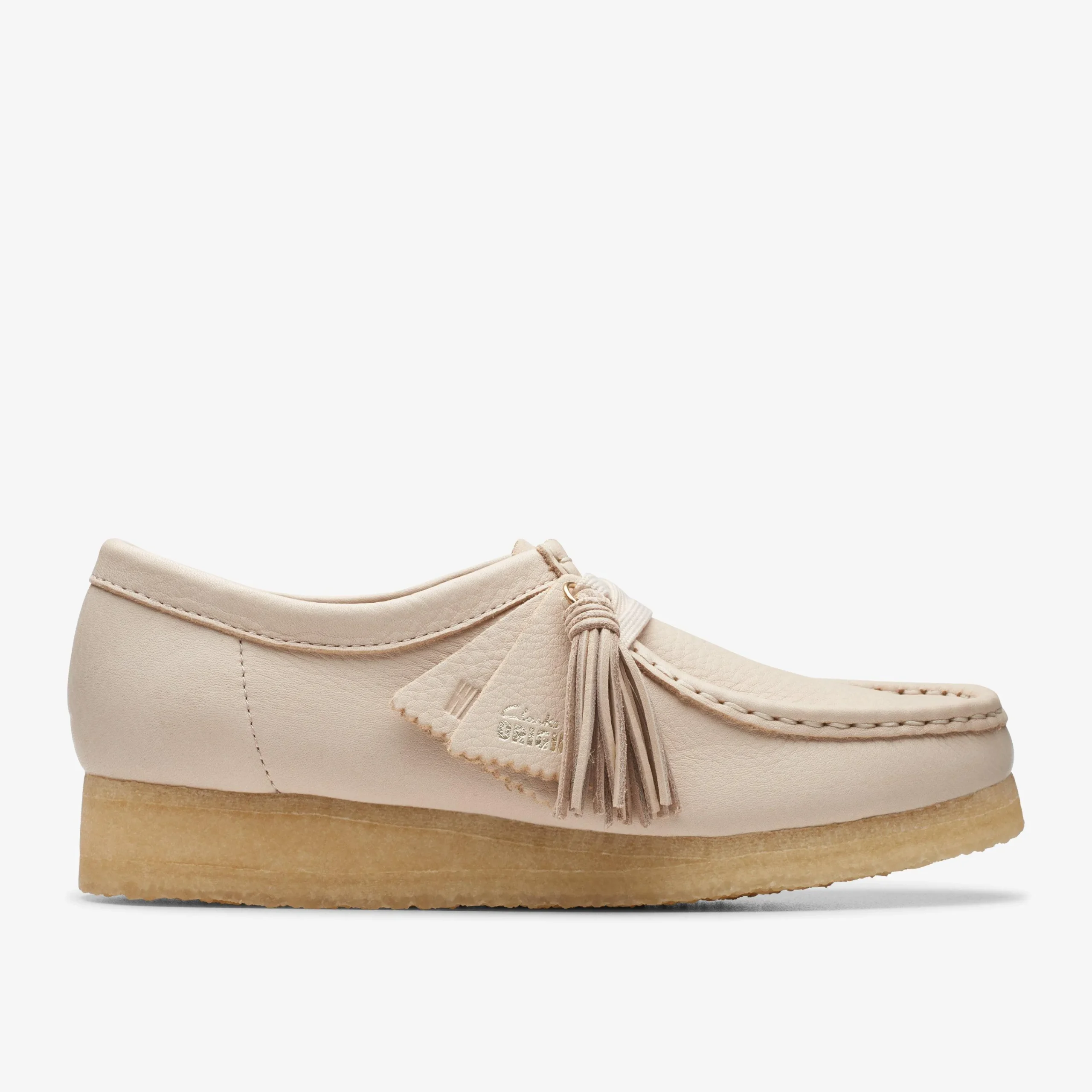 Clarks Wallabee Beige Leather Best