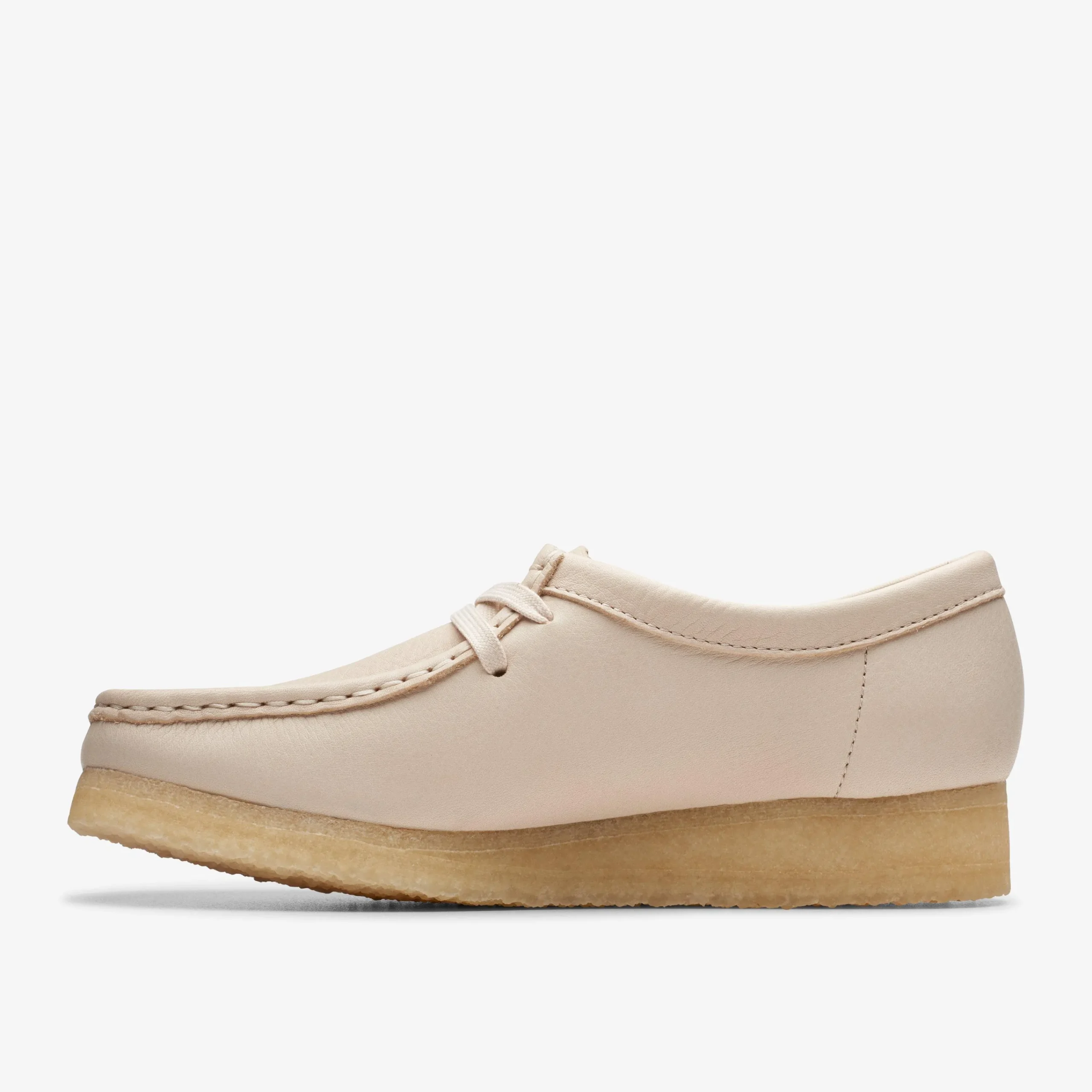 Clarks Wallabee Beige Leather Best