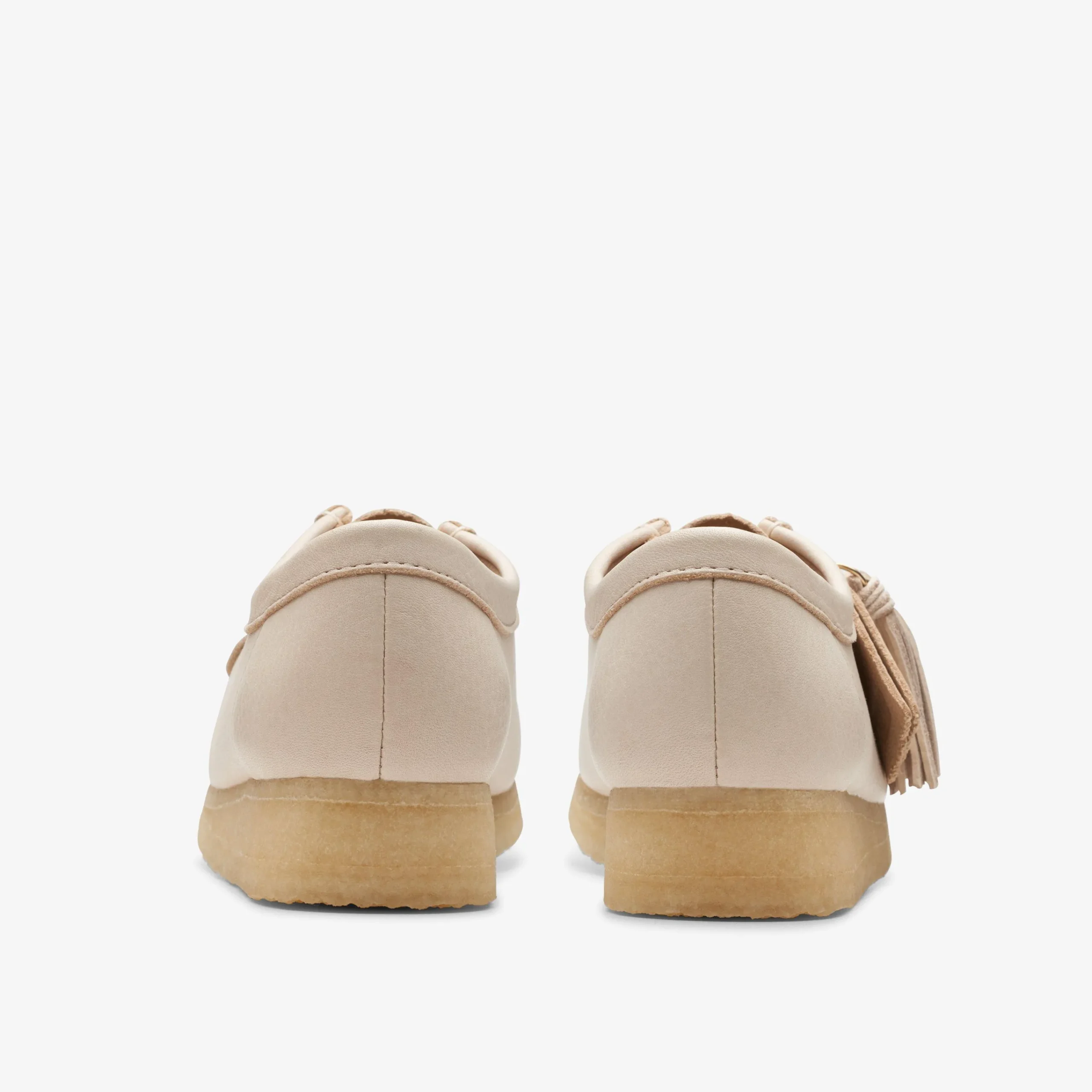 Clarks Wallabee Beige Leather Best