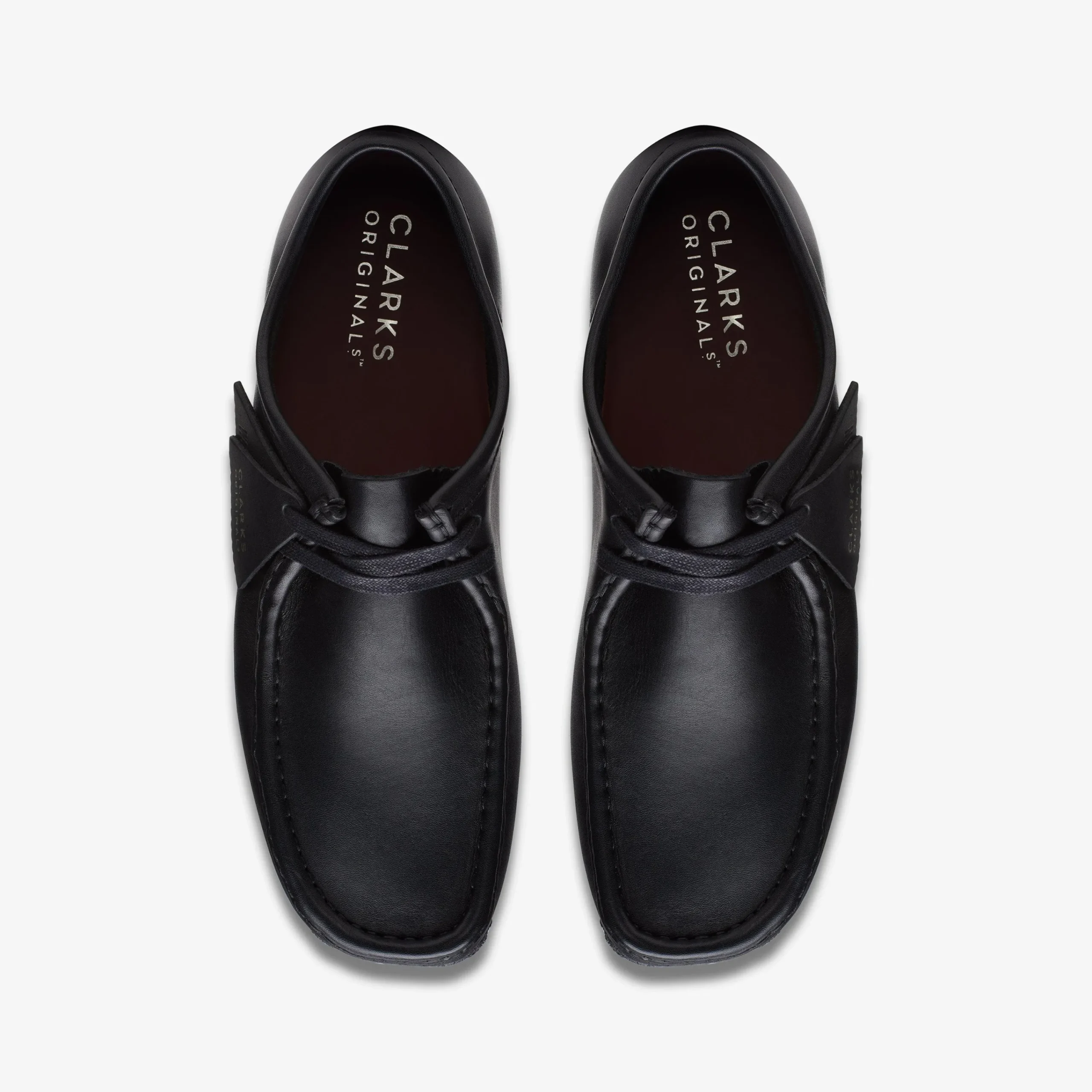 Clarks Wallabee Black Leather undefined Discount