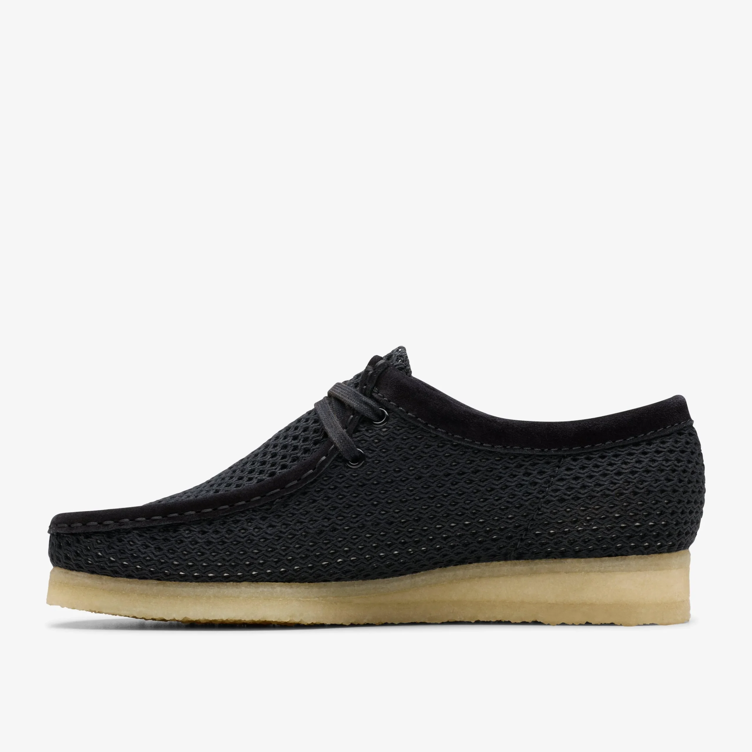 Clarks Wallabee Black Mesh Best Sale