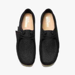 Clarks Wallabee Black Mesh Best Sale