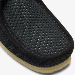 Clarks Wallabee Black Mesh Best Sale