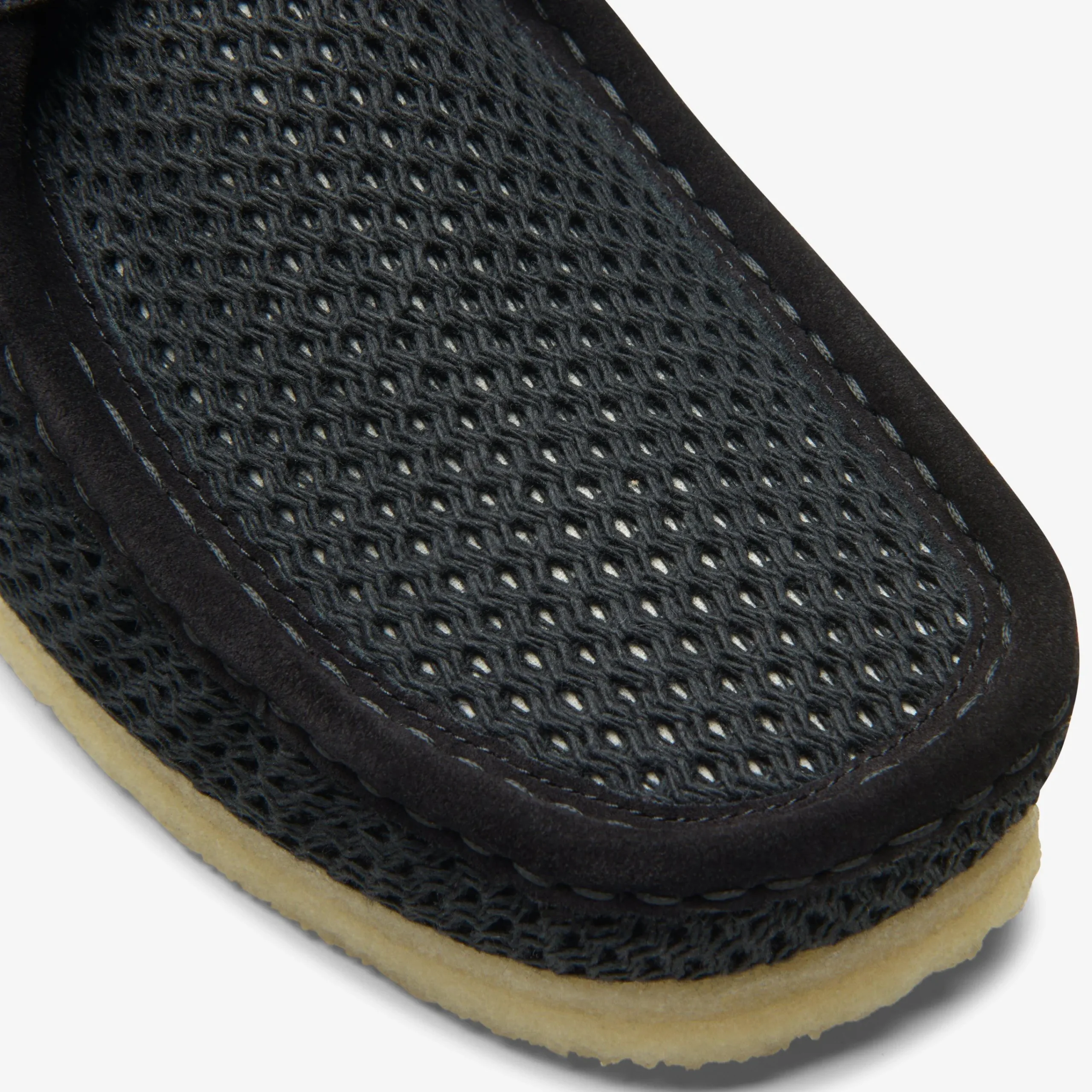 Clarks Wallabee Black Mesh Best Sale
