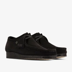 Clarks Wallabee Black Suede undefined Sale