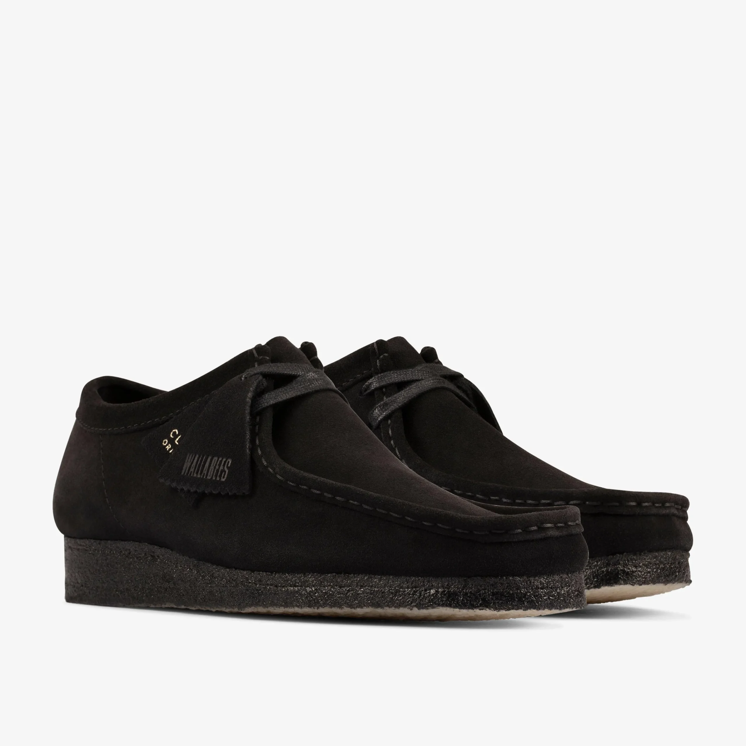 Clarks Wallabee Black Suede undefined Sale