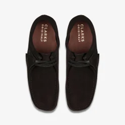 Clarks Wallabee Black Suede undefined Sale
