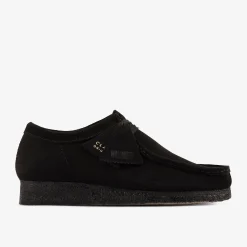 Clarks Wallabee Black Suede Discount