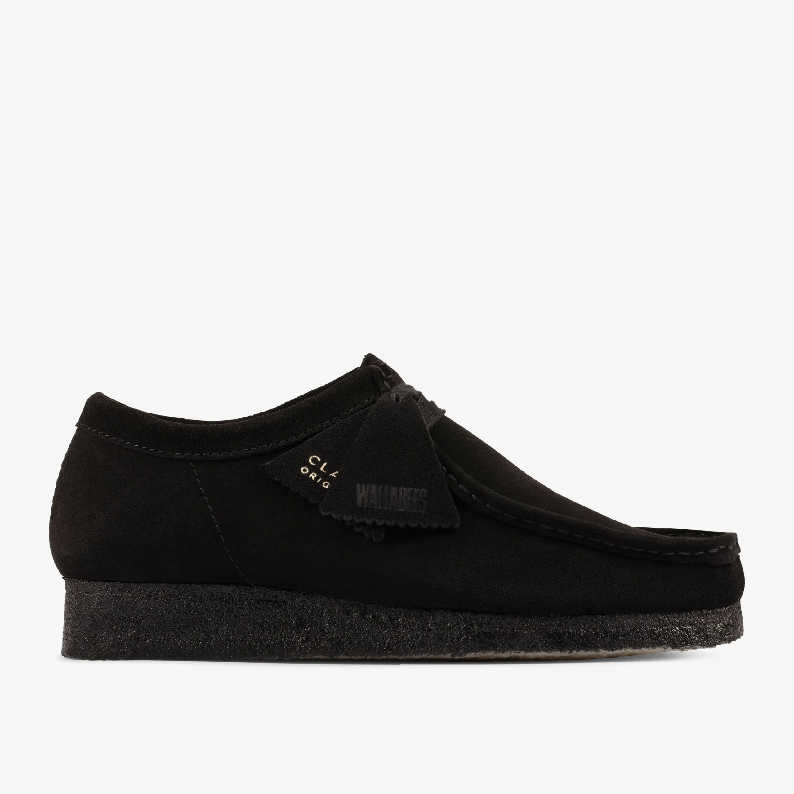 Clarks Wallabee Black Suede Discount