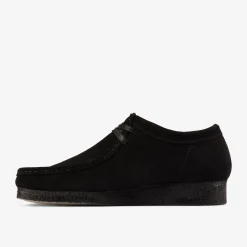 Clarks Wallabee Black Suede Discount