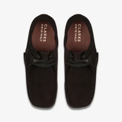 Clarks Wallabee Black Suede Discount