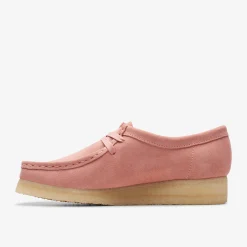 Clarks Wallabee Blush Pink Suede New