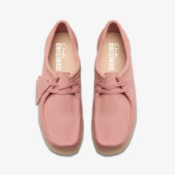 Clarks Wallabee Blush Pink Suede New