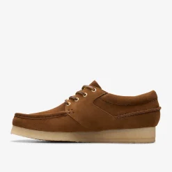 Clarks Wallabee Boat Cola Suede Sale