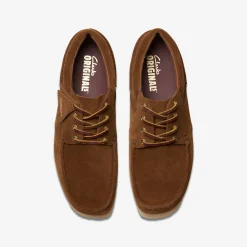 Clarks Wallabee Boat Cola Suede Sale