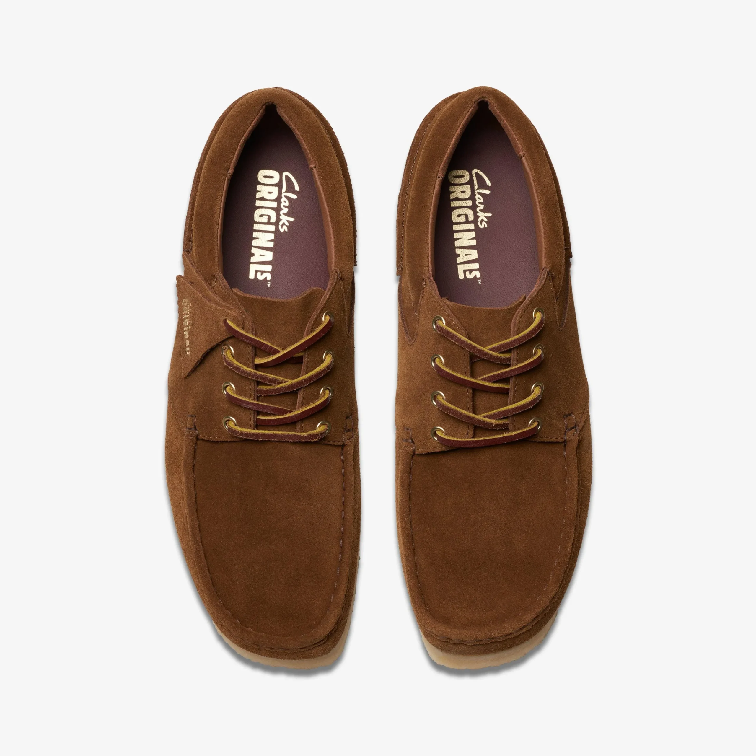 Clarks Wallabee Boat Cola Suede Sale