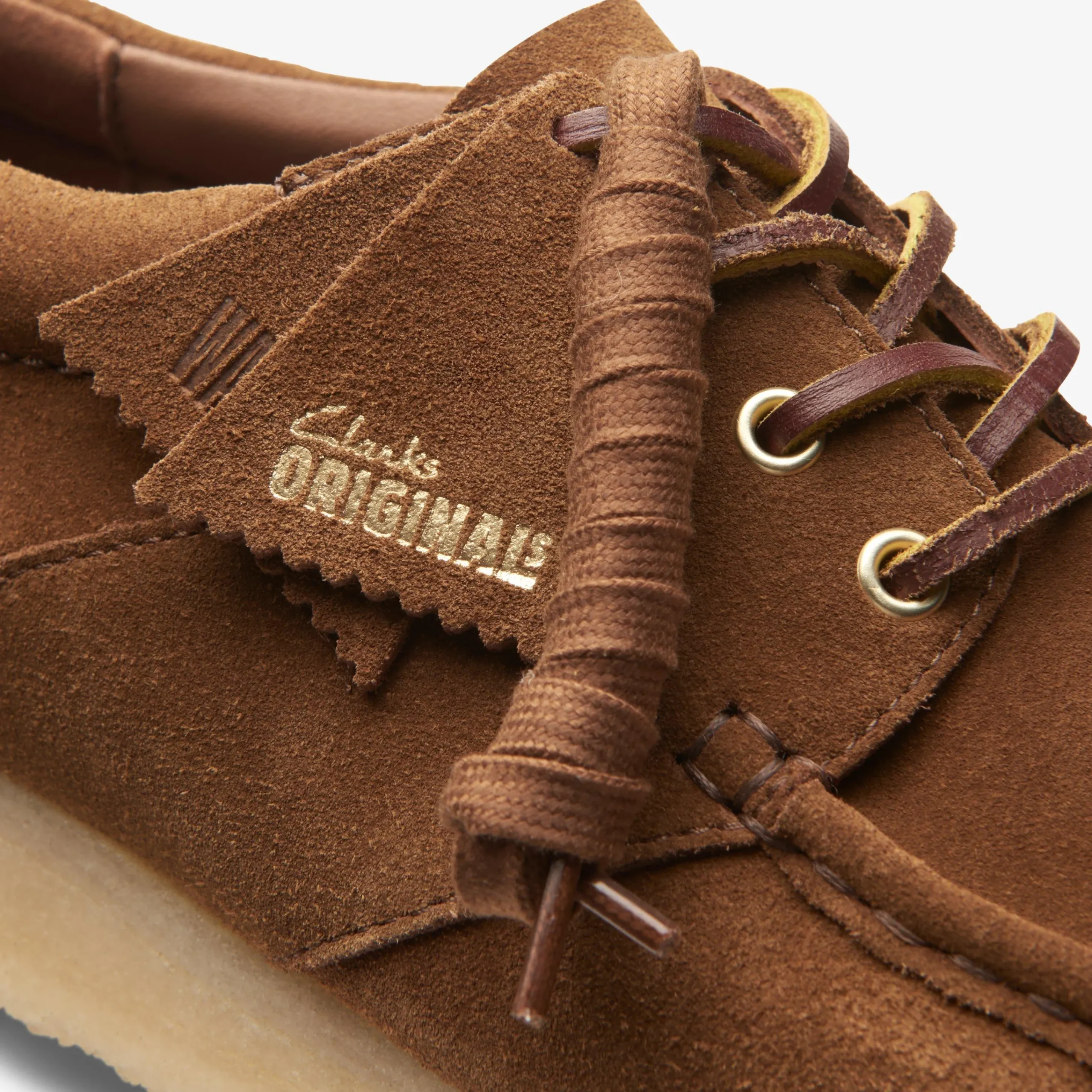 Clarks Wallabee Boat Cola Suede Sale