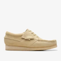 Clarks Wallabee Boat Maple Suede Outlet