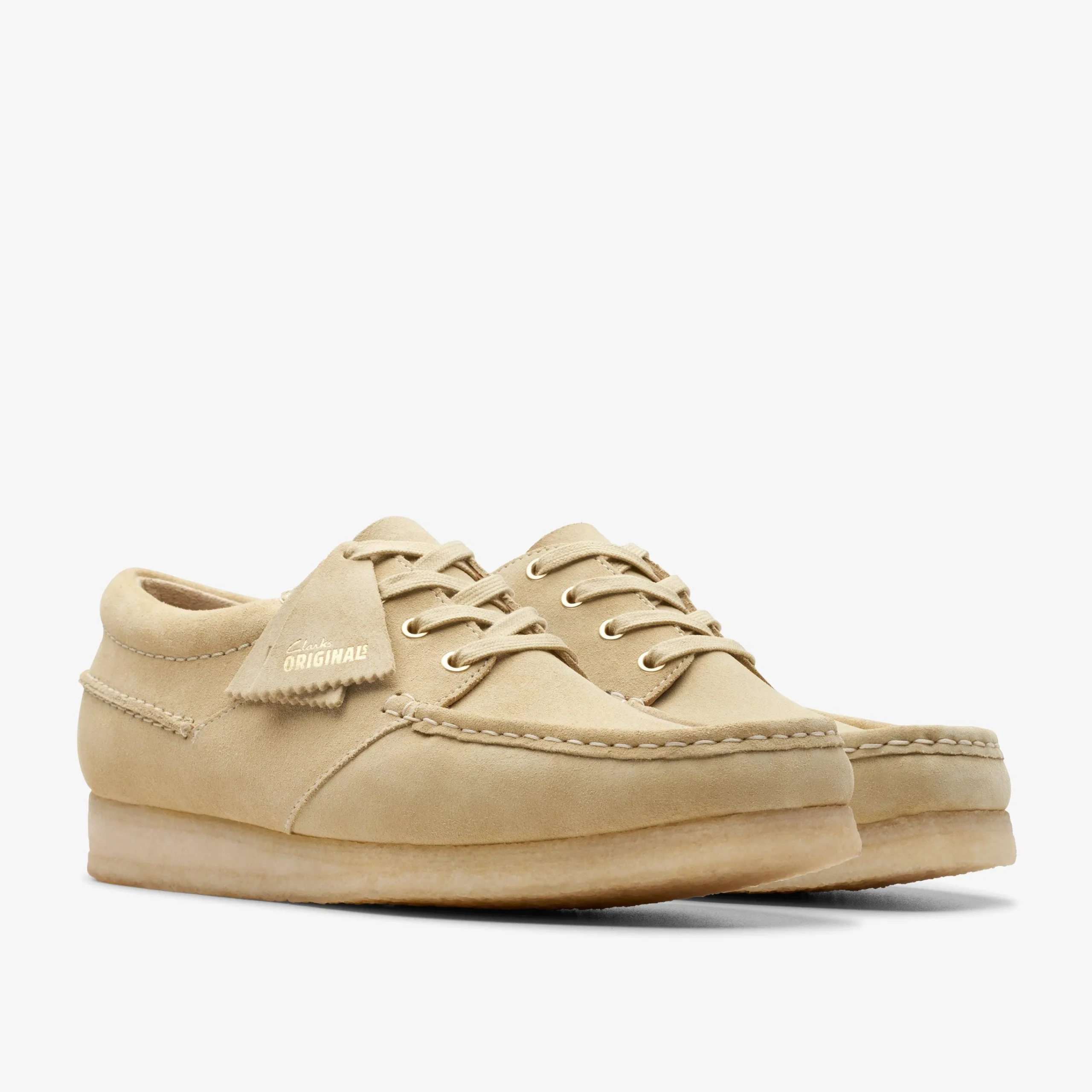 Clarks Wallabee Boat Maple Suede Outlet